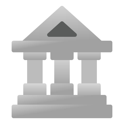 bank Andinur Flat Gradient ikona