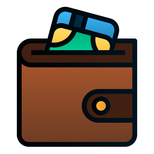 Wallet Andinur Lineal Color Gradient icon