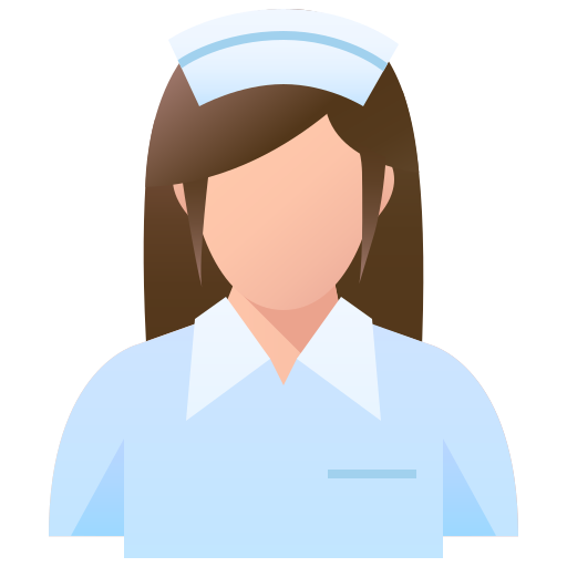 krankenschwester Amethys Design Flat icon