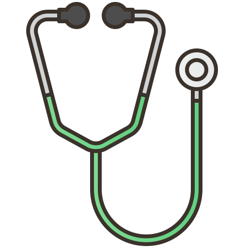 Stethoscope Amethys Design Lineal Color icon