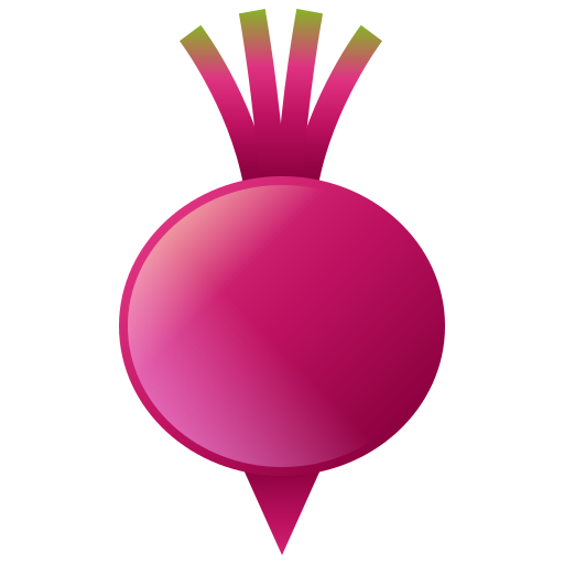 Beetroot Amethys Design Flat icon