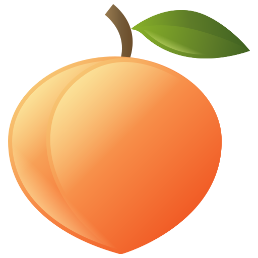 Peach Amethys Design Flat icon