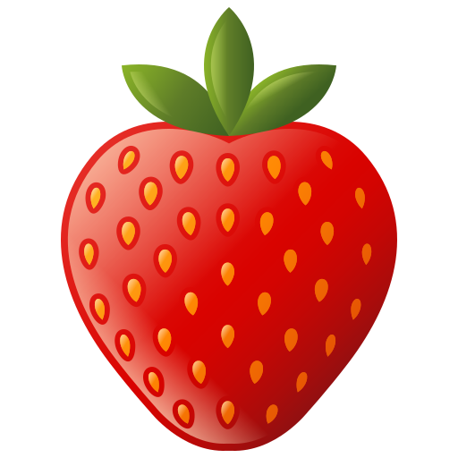 Strawberry Amethys Design Flat icon