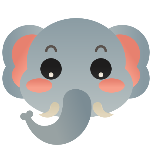 olifant Amethys Design Flat icoon