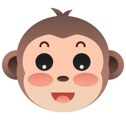scimmia Amethys Design Flat icona