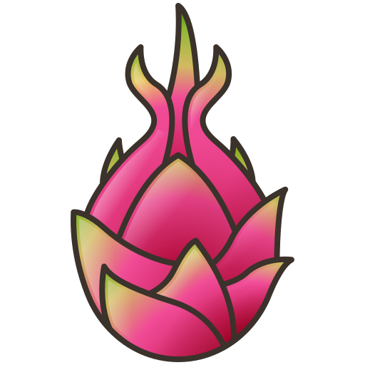 Dragon fruit Amethys Design Lineal Color icon