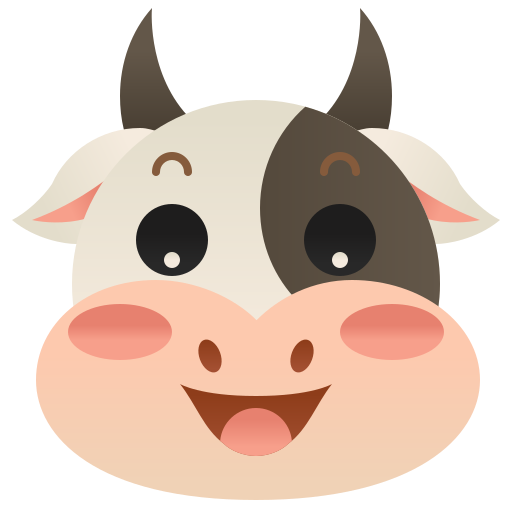 Cow Amethys Design Flat icon