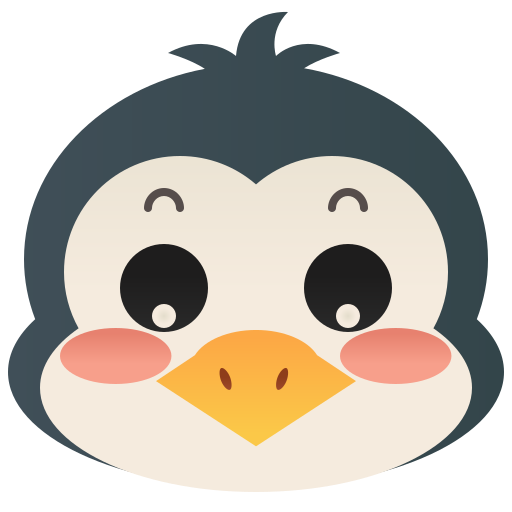 Pingüino Amethys Design Flat icono