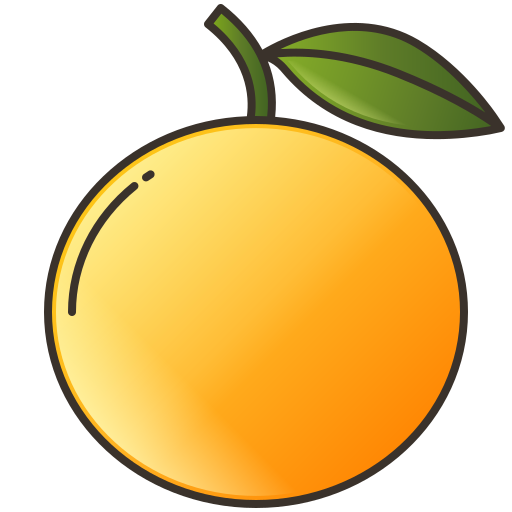 Orange Amethys Design Lineal Color icon