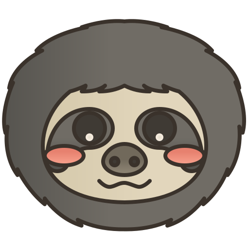 Sloth Amethys Design Lineal Color icon