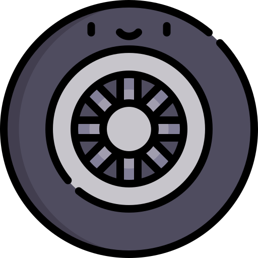 Tire Kawaii Lineal color icon