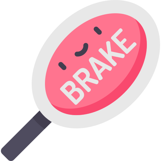 Brake Kawaii Flat icon