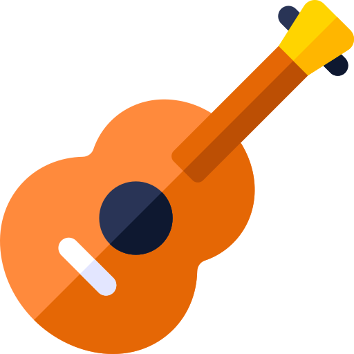 Гитара Basic Rounded Flat иконка