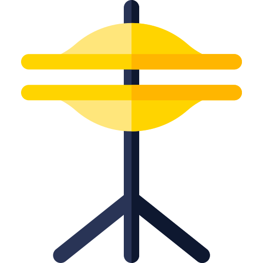 심벌즈 Basic Rounded Flat icon