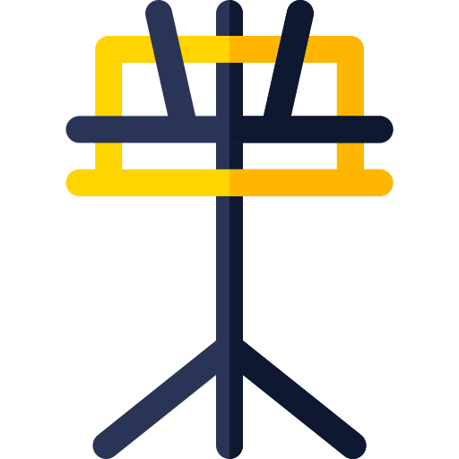 notenständer Basic Rounded Flat icon