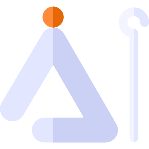 삼각형 Basic Rounded Flat icon