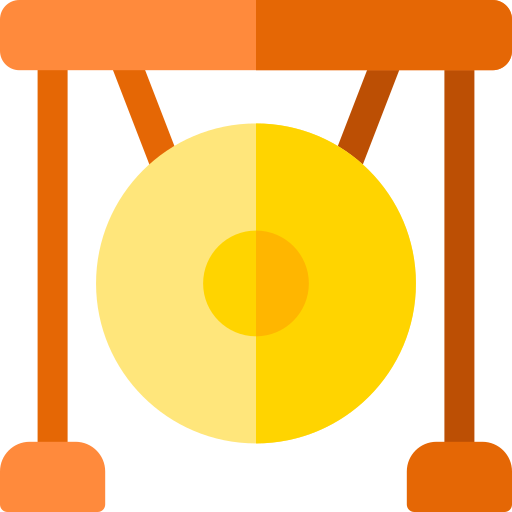 gong Basic Rounded Flat icoon