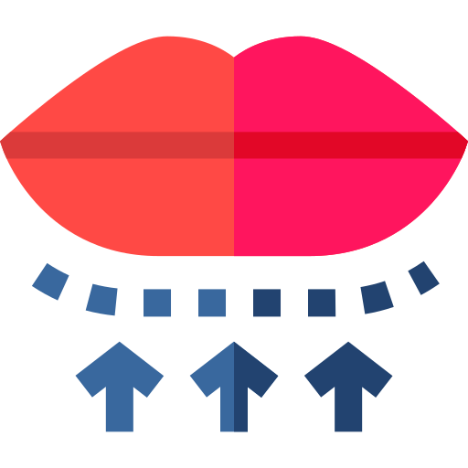 lip Basic Straight Flat icoon