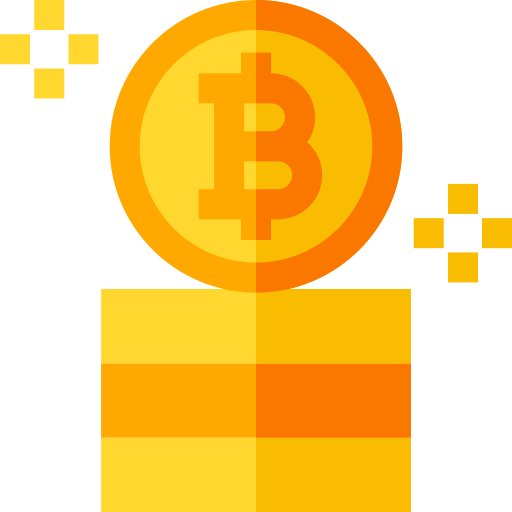 bitcoin Basic Straight Flat icon