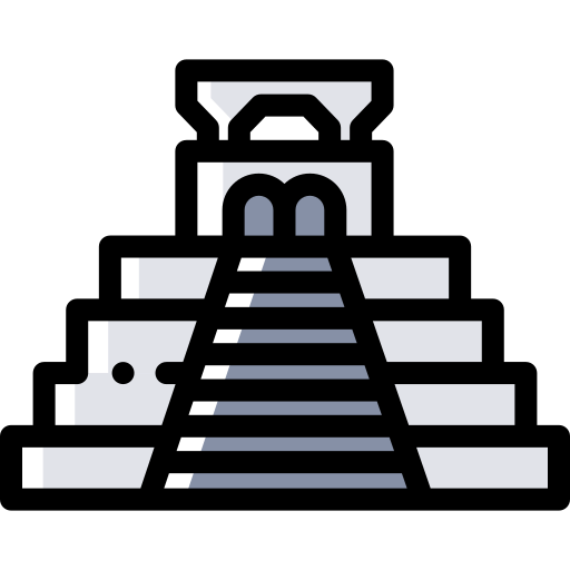 Pyramid Detailed Rounded Color Omission icon