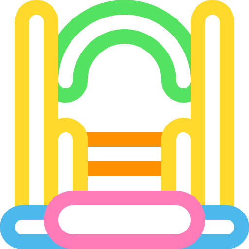 Надувной замок Basic Rounded Lineal Color иконка