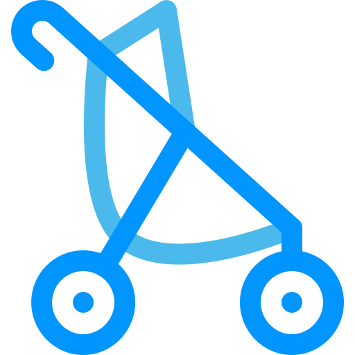 Детская коляска Basic Rounded Lineal Color иконка