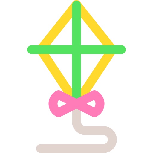воздушный змей Basic Rounded Lineal Color иконка