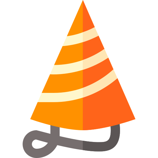 sombrero de fiesta Basic Straight Flat icono