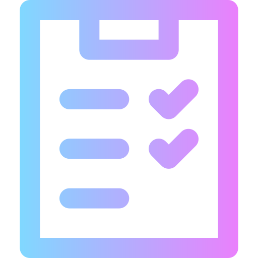 Checklist Super Basic Rounded Gradient icon