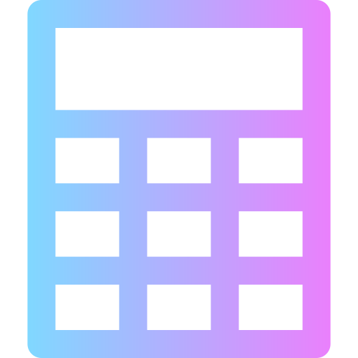 calculadora Super Basic Rounded Gradient icono