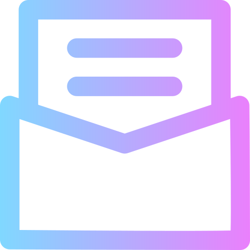 correo Super Basic Rounded Gradient icono