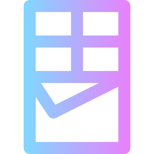 초콜릿 바 Super Basic Rounded Gradient icon