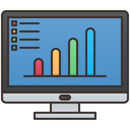 Data analytics Amethys Design Lineal Color icon