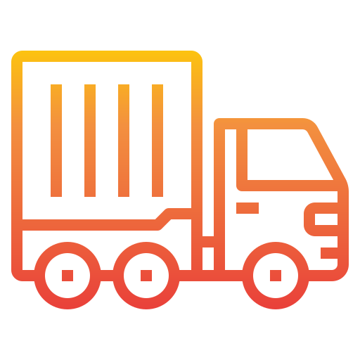 Cargo truck itim2101 Gradient icon