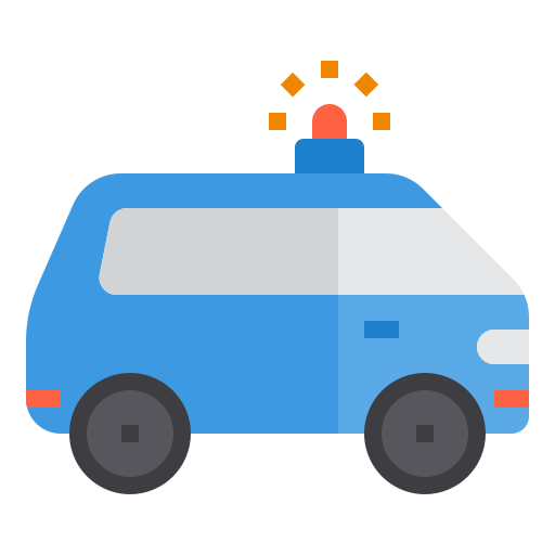 Ambulance itim2101 Flat icon