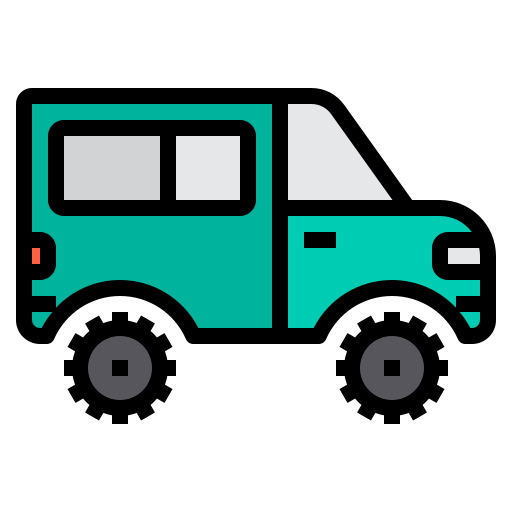 jeep itim2101 Lineal Color ikona