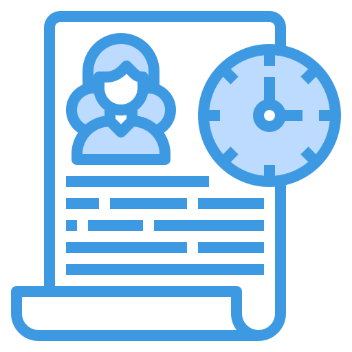 gestion du temps itim2101 Blue Icône