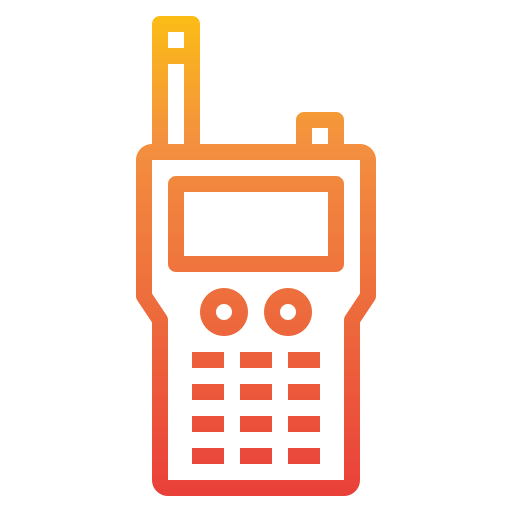 walkie-talkie itim2101 Gradient icon