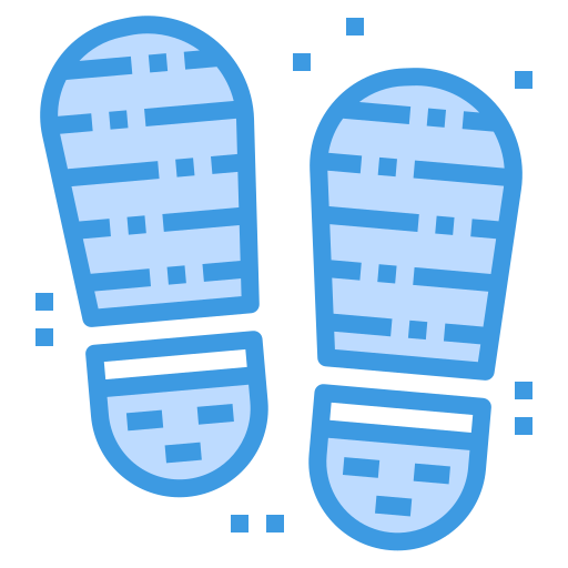 Footprint itim2101 Blue icon