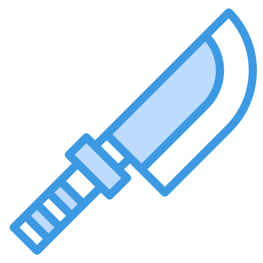 Knife itim2101 Blue icon
