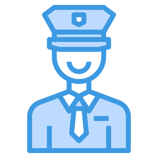 警官 itim2101 Blue icon