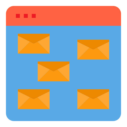 e-mail itim2101 Flat icoon