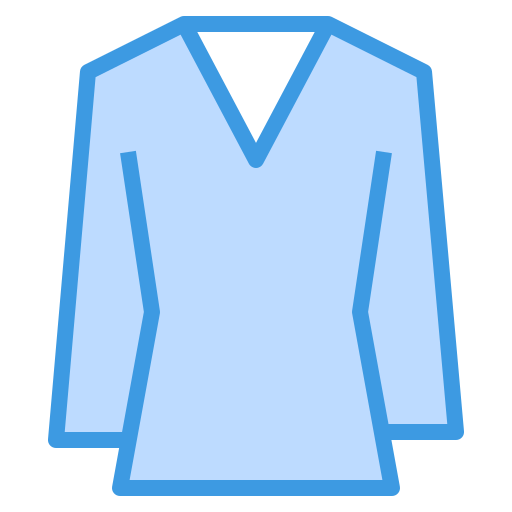 Blouse itim2101 Blue icon
