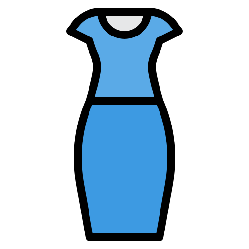 pencil kleid itim2101 Lineal Color icon