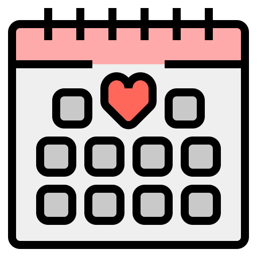Wedding date Ultimatearm Lineal Color icon