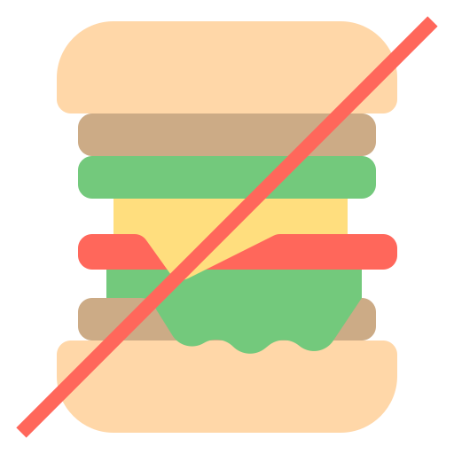 Hamburger Ultimatearm Flat icon