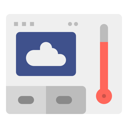 Thermometer Ultimatearm Flat icon