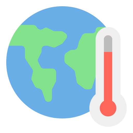 地球温暖化 Ultimatearm Flat icon