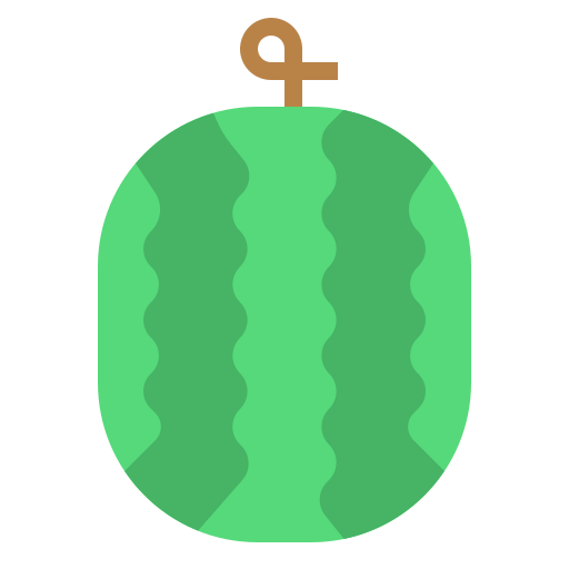 watermeloen Ultimatearm Flat icoon