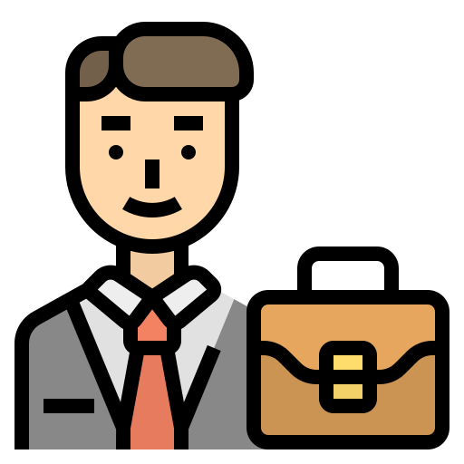 Businessman Ultimatearm Lineal Color icon